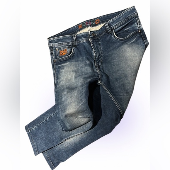 Kenzo Capri denim pants Sz 36 - Picture 16 of 16